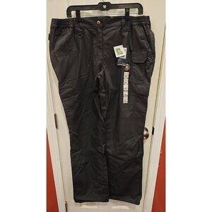 5.11 Tactical Pants Womens 18 Long Charcoal Taclite Pro Cargo Ripstop 64360